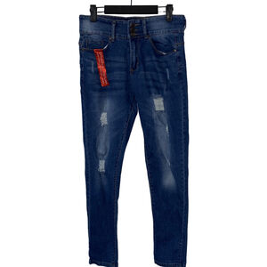 Women's Pastel Blue Denim Distressed Skinny Jeans Size 9/10